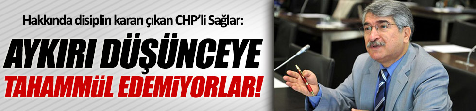 CHP Mersin Milletvekili Fikri Sağlar'dan açıklama