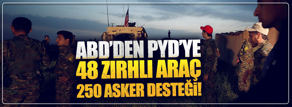 ABD'den PYD'ye 48 araç ve 250 asker desteği!