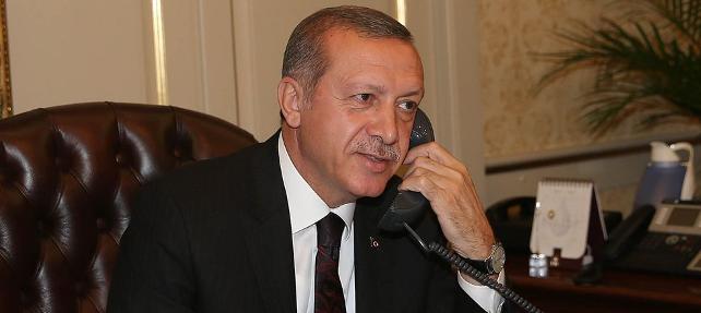 Erdoğan'dan Macron'a telefon