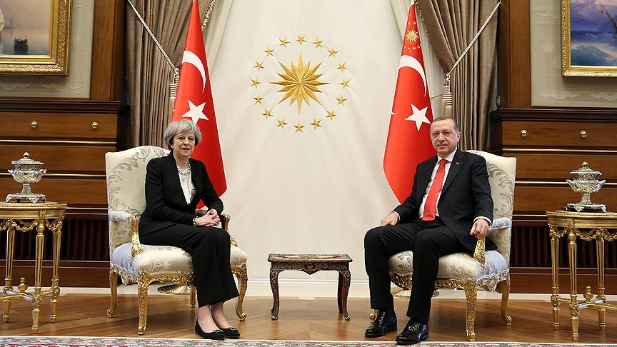Erdoğan ile May görüştü