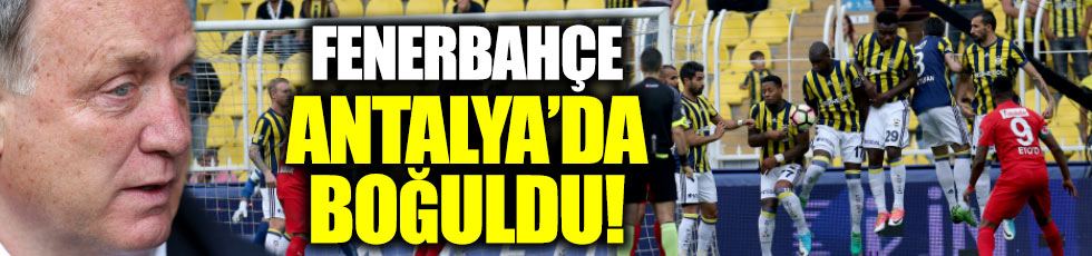 Fenerbahçe 0-1 Antalyaspor (Maç Özeti)