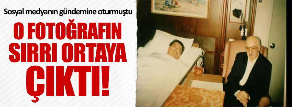 Turgut Özal ve Fethullah Gülen'in fotoğrafının sırrı ortaya çıktı