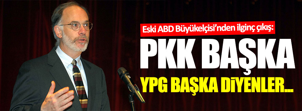 Eski ABD büyükelçisi: "PKK başka, YPG başka diyenler..."