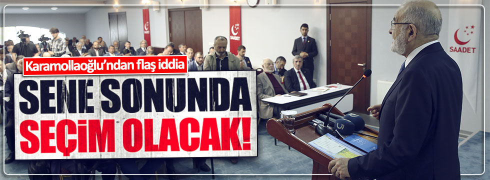 Temel Karamollaoğlu'ndan erken seçim iddiası