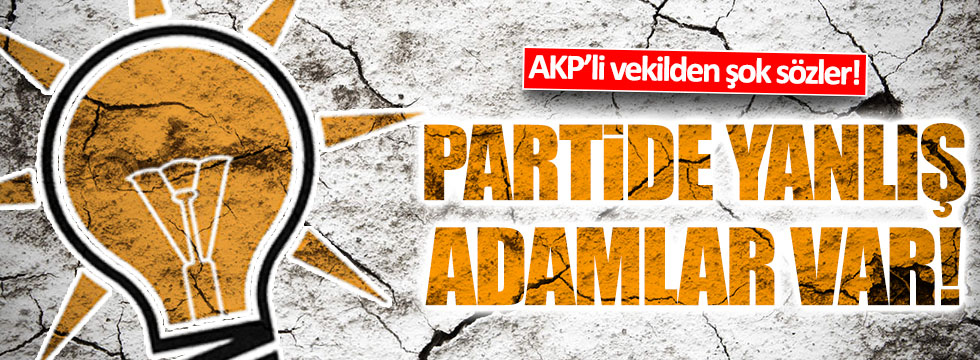 AKP'li Şamil Tayyar: Partide yanlış adamlar var