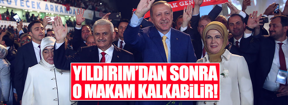 AKP'li Şahin: Binali Yıldırım'dan sonra o makam kalkabilir