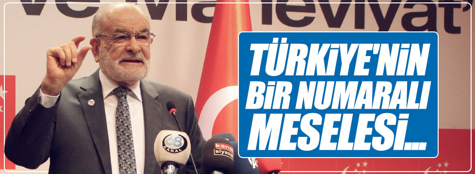 Karamollaoğlu: "Türkiye'nin bir numaralı meselesi kutuplaşmadır"
