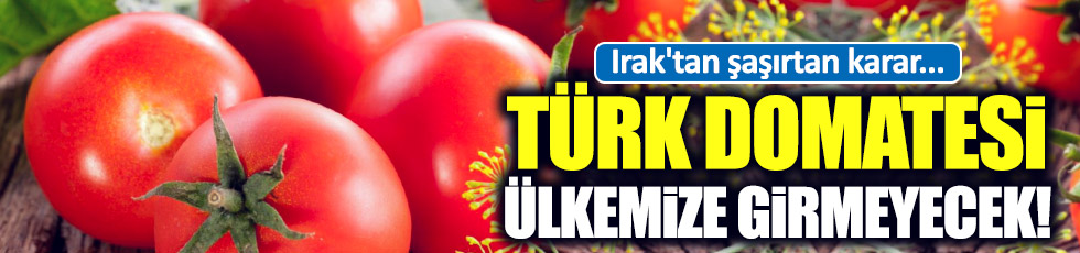 Irak'tan 'Türk domatesi' kararı