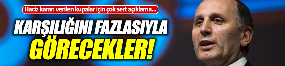 Usta'dan haciz gelen kupalar hakkında açıklama