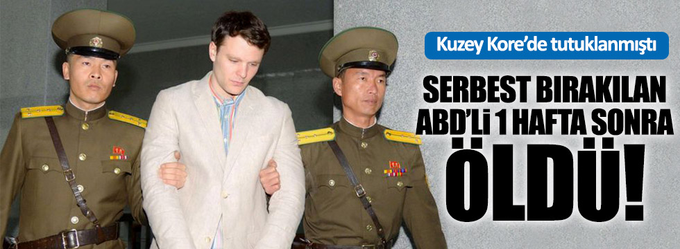 Kuzey Kore'de mahkum edilen ABD'li iade edildikten sonra hayatını kaybetti