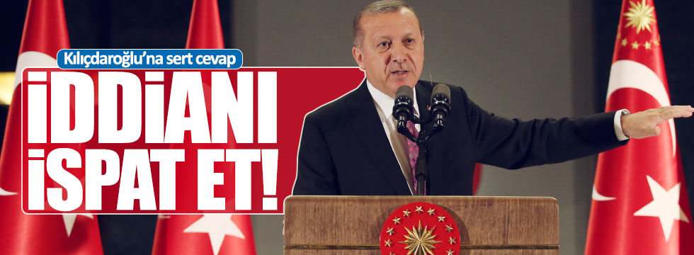 Erdoğan'dan, Kılıçdaroğlu'na cevap