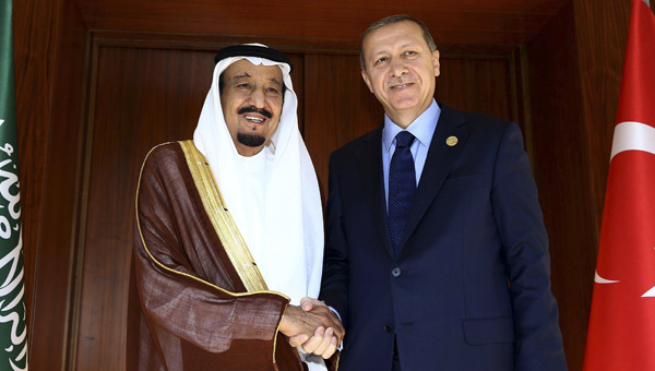 Erdoğan, Suudi Kral ile görüştü