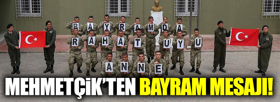 Sınırdaki Mehmetçik'ten 'Bayramda rahat uyu anne' mesajı!