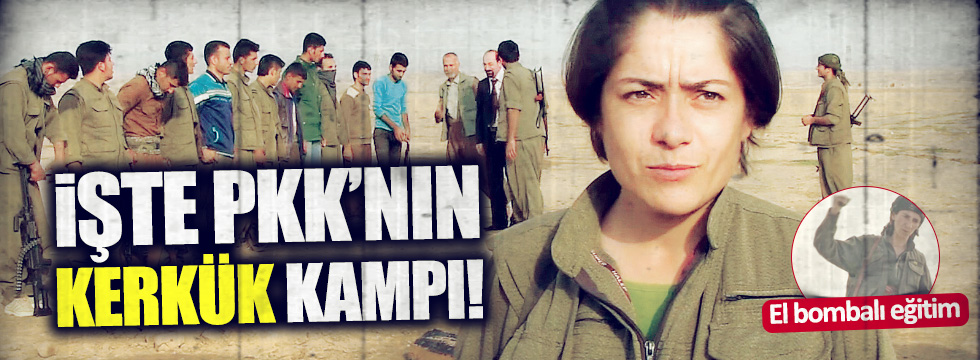 PKK'nın Kerkük'teki üssü görüntülendi