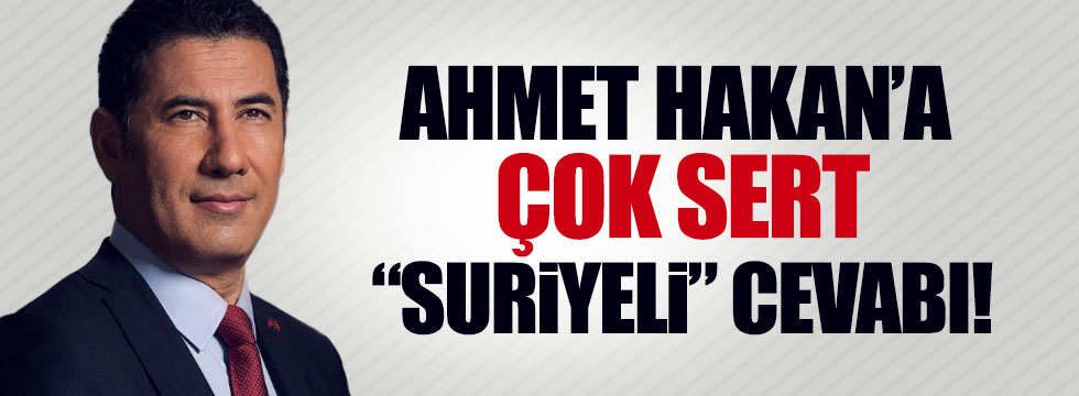 Oğan'dan, Ahmet Hakan'a çok sert "Suriyeli" cevabı!