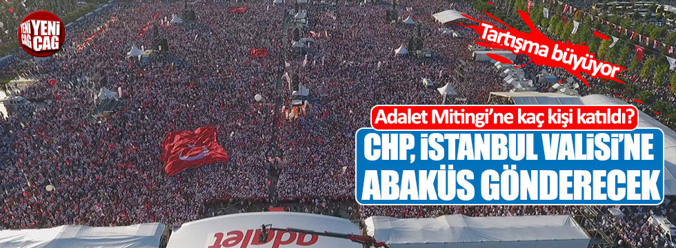 CHP, İstanbul Valisi'ne abaküs gönderecek