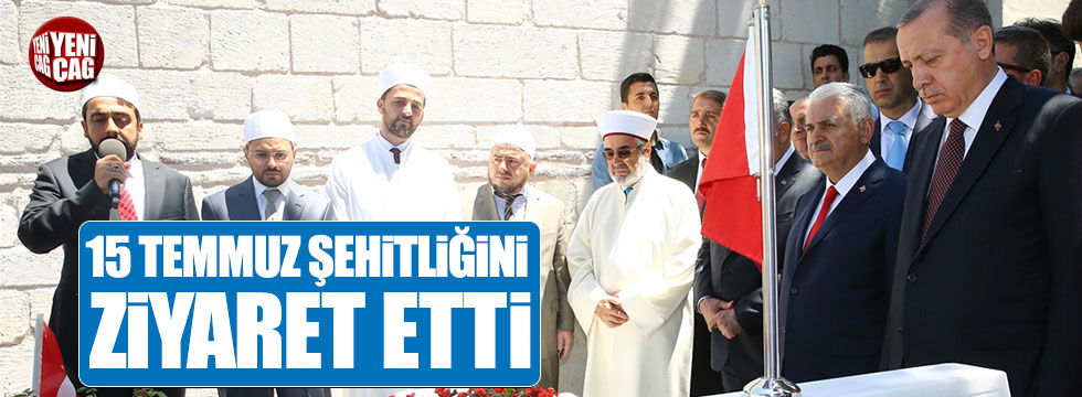 Erdoğan ve Yıldırım'dan 15 Temmuz Şehitliği'ne ziyaret