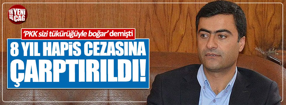HDP'li Zeydan 8 yıl hapis cezasına çarptırıldı