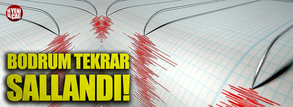 Bodrum'da 5 büyüklüğünde deprem