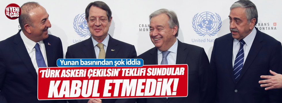 Yunan basını: "Türkiye çok iyi bir teklif verdi ama..."
