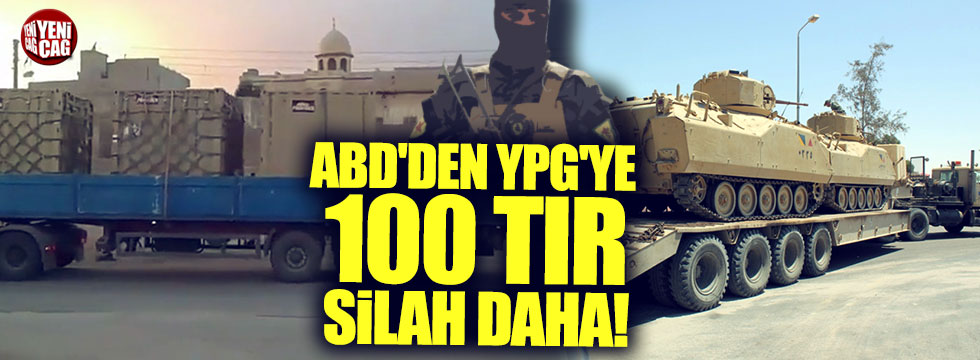 ABD'den YPG'ye  100 tır silah daha
