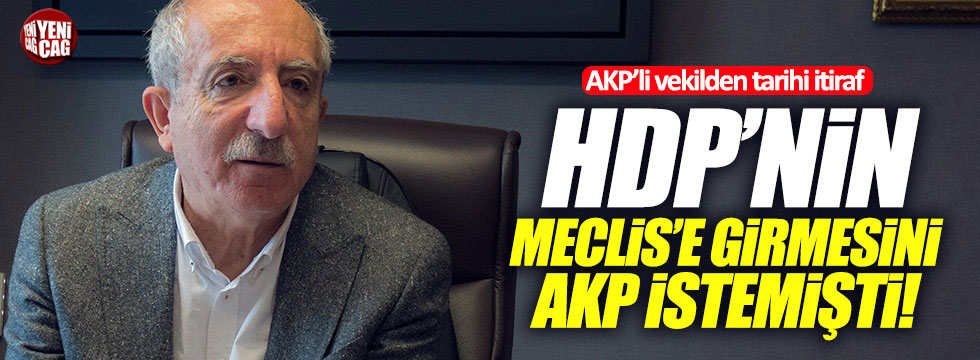 Miroğlu: "AK Partililer bile HDP'nin barajı aşıp, Meclis'e gitmesini istiyordu!"
