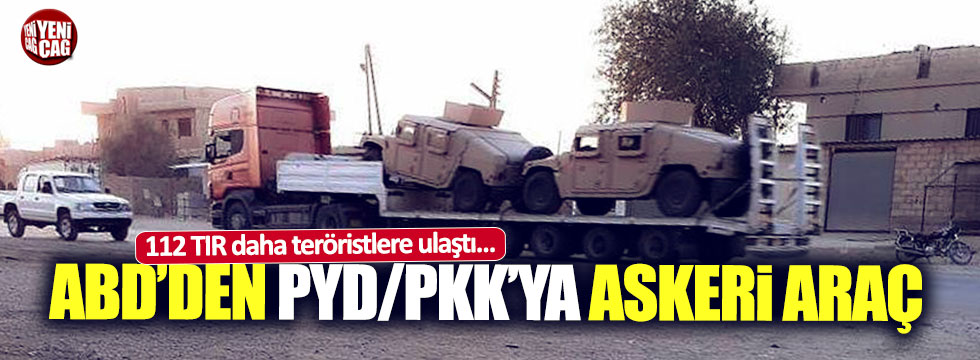 ABD'den PYD/PKK'ya askeri araç