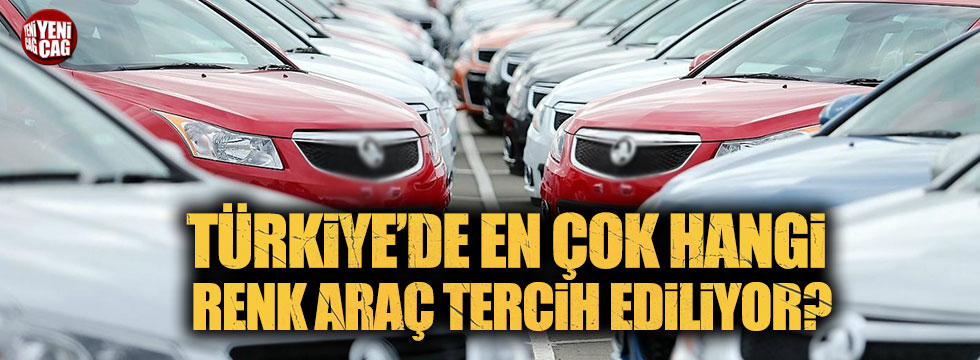 Türkiye'de en çok hangi renk araç tercih ediliyor?