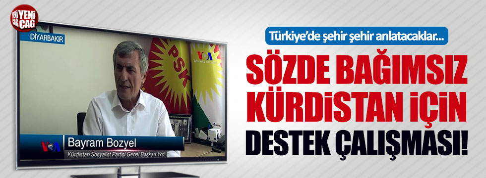 Türkiye'de sözde "Bağımsız Kürdistan" için referandum çalışması yapılıyor!