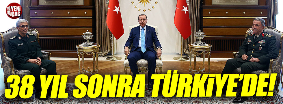 Erdoğan, İran Genelkurmay Başkanı'nı kabul etti