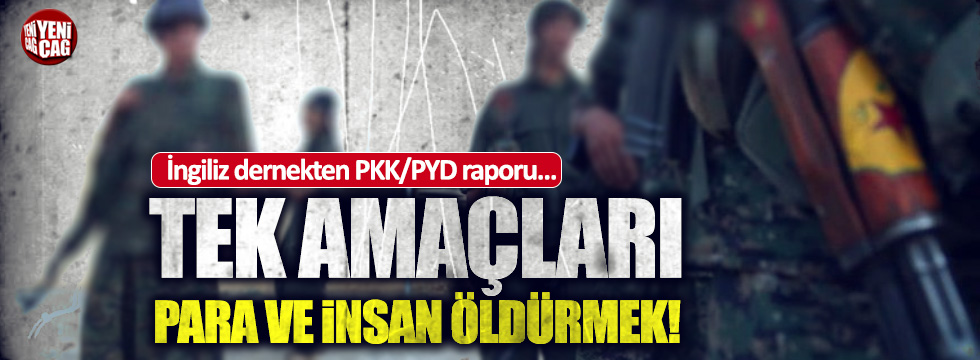 İngiliz dernekten PKK-PYD raporu
