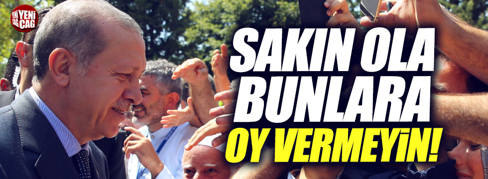 Erdoğan Almanya'daki Türklere seslendi: "Oy vermeyin"