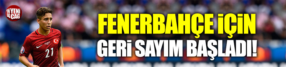 Fenerbahçe'de Emre Mor için geri sayım başladı!