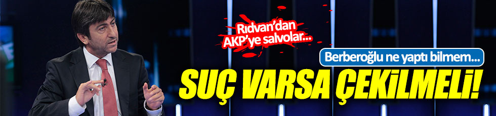 Rıdvan Dilmen'den AKP'ye salvolar!