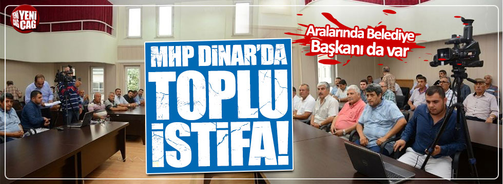 MHP Dinar'da yeni parti istifası