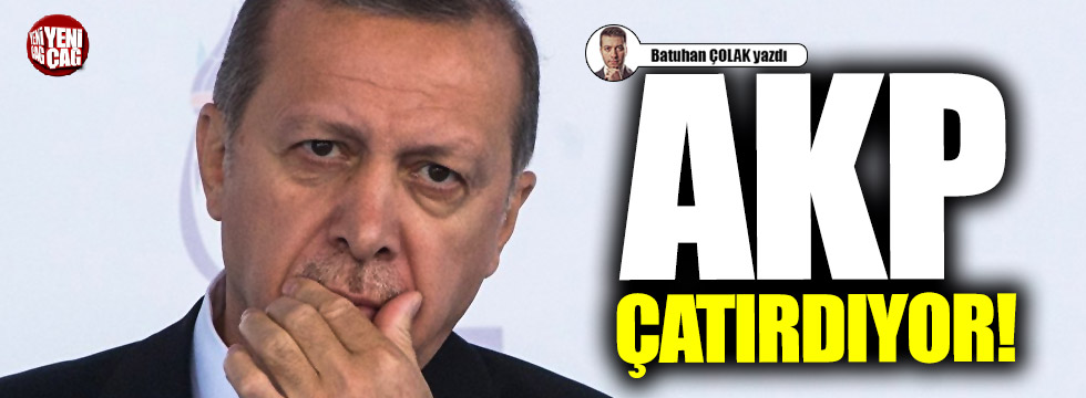 AKP çatırdıyor!