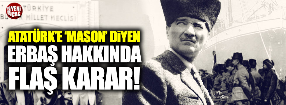Atatürk'e "mason" diyen askere tutuklama