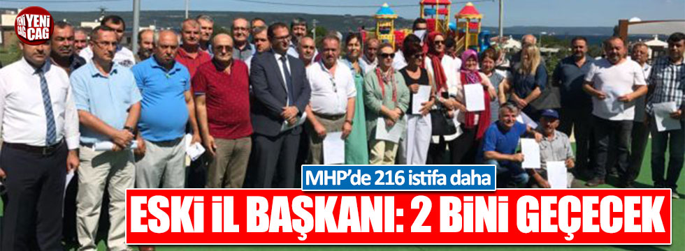 MHP Çanakkale'de 'Yeni Parti' istifası