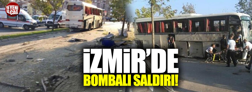 İzmir'de cezaevi servis aracının geçişi sırasında patlama!