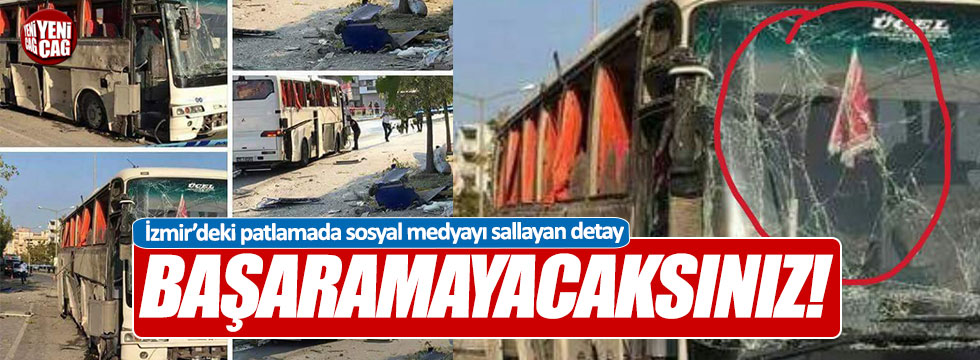 İzmir'deki patlamada sosyal medyayı sallayan ayrıntı