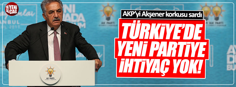 AKP'li Yazıcı'dan 'Yeni Parti' açıklaması
