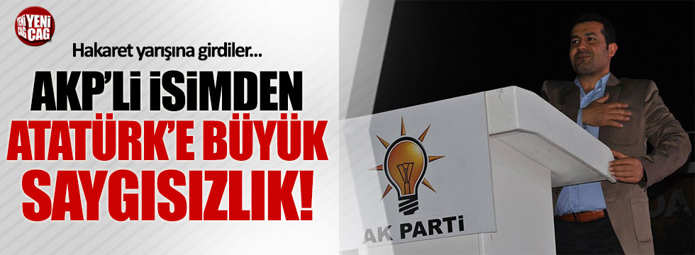 AKP'li belediye çalışanından Atatürk'e büyük saygısızlık