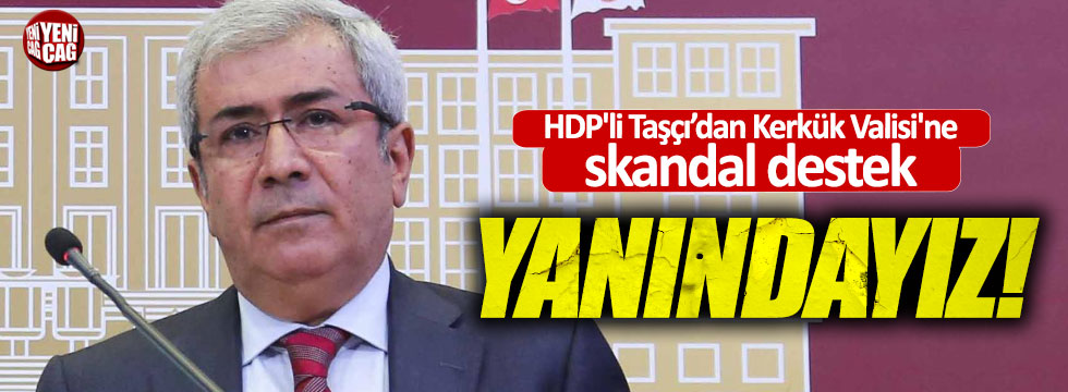 HDP'li vekilden Kerkük Valisi'ne skandal destek