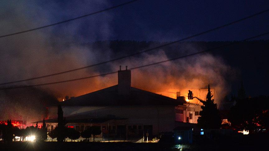 Çanakkale Cezaevi'nde yangın