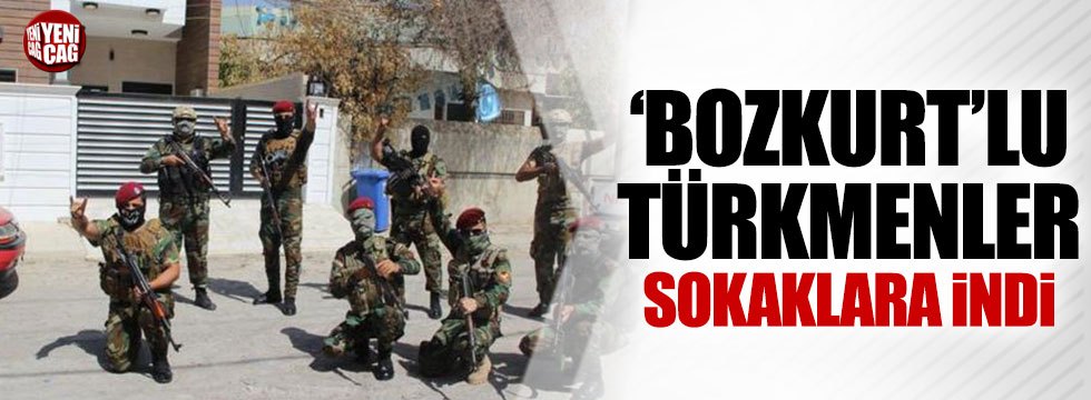 Türkmenler sokaklara indi