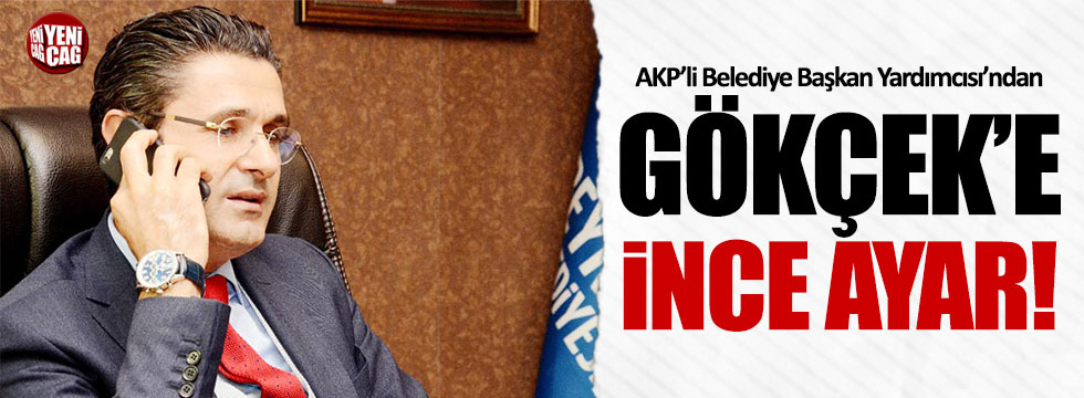 Beykoz Belediye Başkan Yardımcısı Kaşıtoğlu'ndan, Gökçek'e ince ayar!