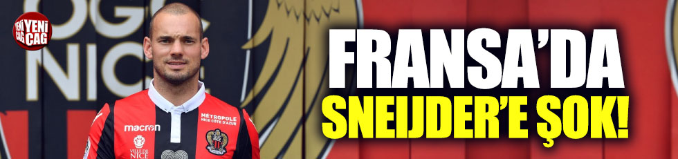 Fransa'da Sneijder'e şok