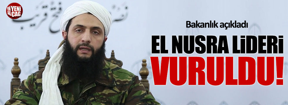 El Nusra lideri vuruldu