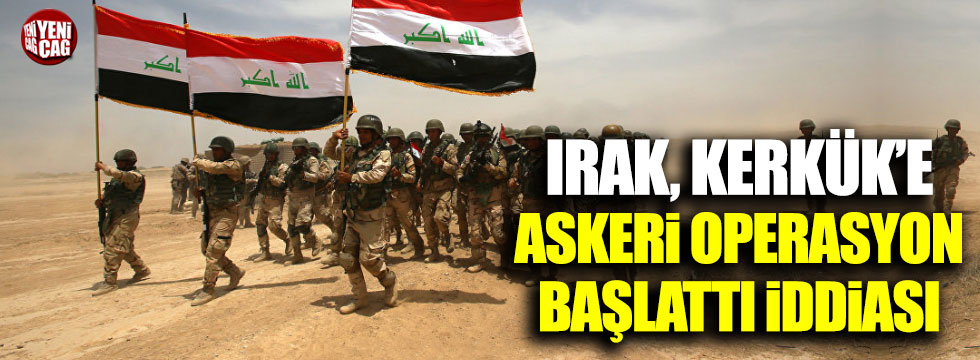 Irak'tan Kerkük'e operasyon iddiası