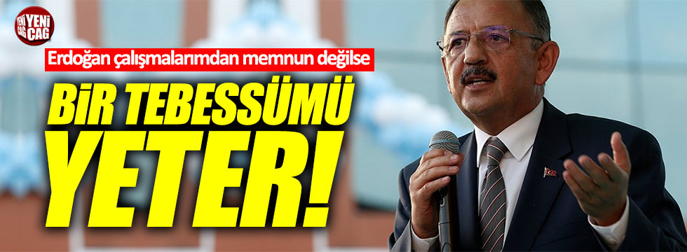Özhaseki: "Erdoğan çalışmalarımdan memnun değilse bir tebessümü yeter"